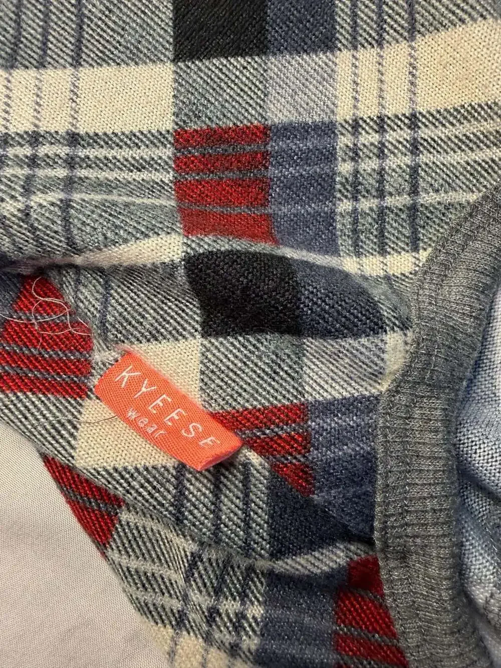 Kyeese Dog Pajamas Plaid 4 Legs Jumpsuit, XL